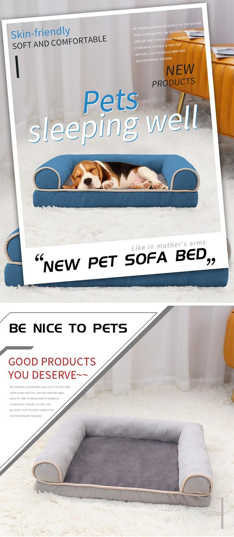 Factory Supply New Hot Eco-Friendly Memory Foam Pet Bed