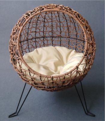 Rattan Cradle for Distributor Anti Scratching Hammock Pet Cat Beds