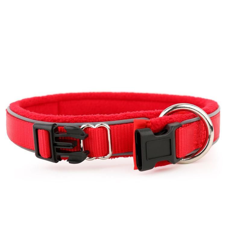 Newest O Ring Style Dog Collars Best Seller Reflective Nylon Pet Collars