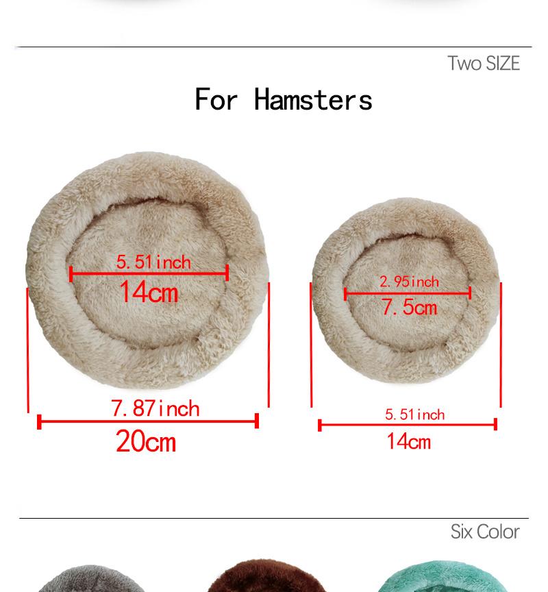 Pet Hamster Nest Pad Arctic Velvet Warm Cotton Mice Rats Hamster Mats Cushion Hamster Hedgehog Chinchilla Rabbit Pet Bed