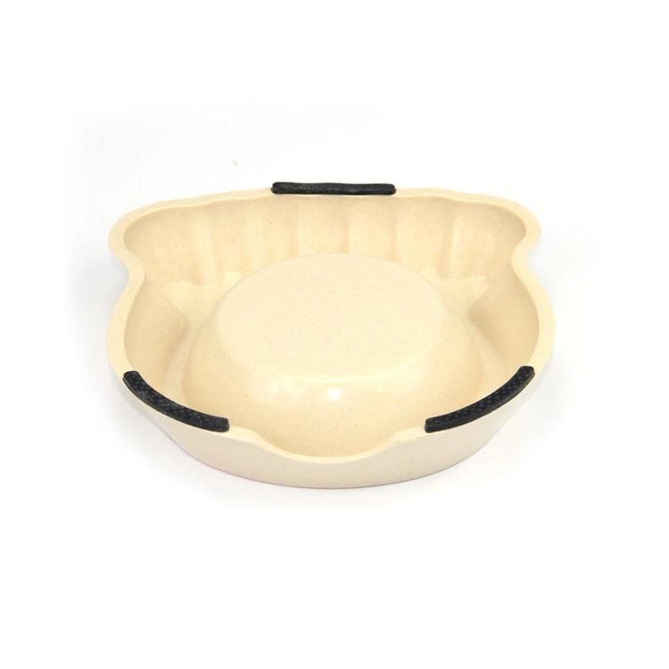 Bamboo Pet Feeder Dog and Cat Food Bowl