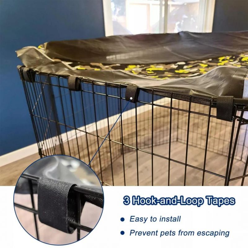 Outdoor Octagonal Dog Playpen Cover Sunshade Mesh Top Anti UV Dog Playpen Cover