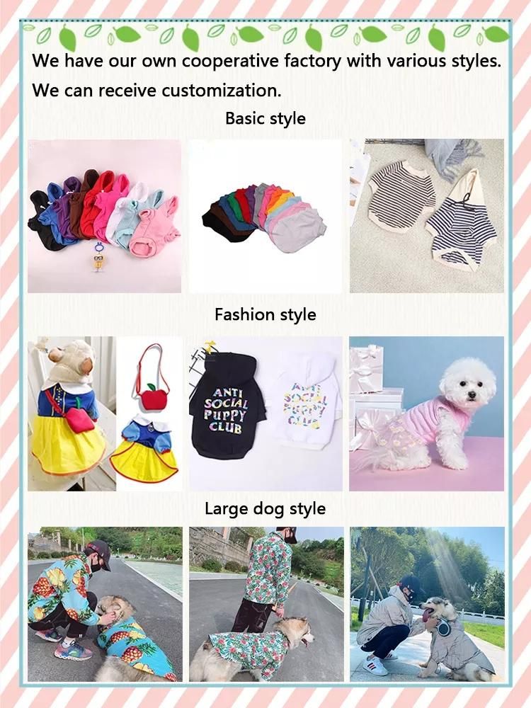 Wholesale Pet Clothes Matching Dog and Owner Family Dog Clothes Raincoat with Low MOQ Customize