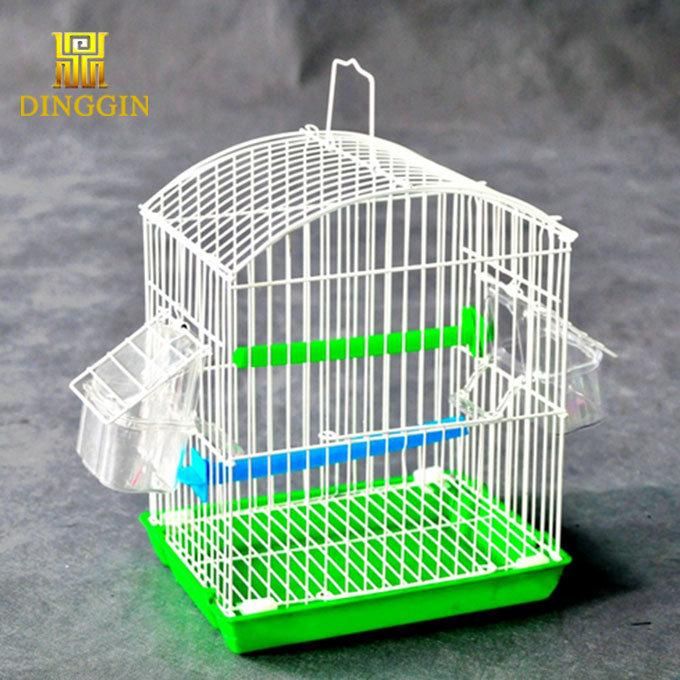 Wholesale and Retail Powder Coated White Iron Bird Cage
