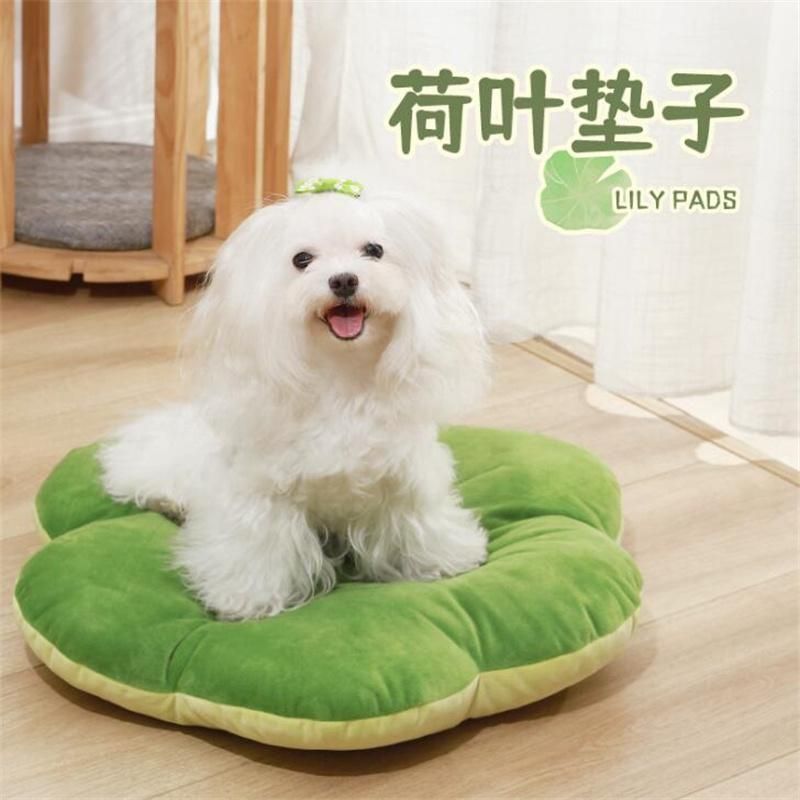 Pet Lotus Leaf Mat Frog Nest Cat Dog Nest for Autumn Winter