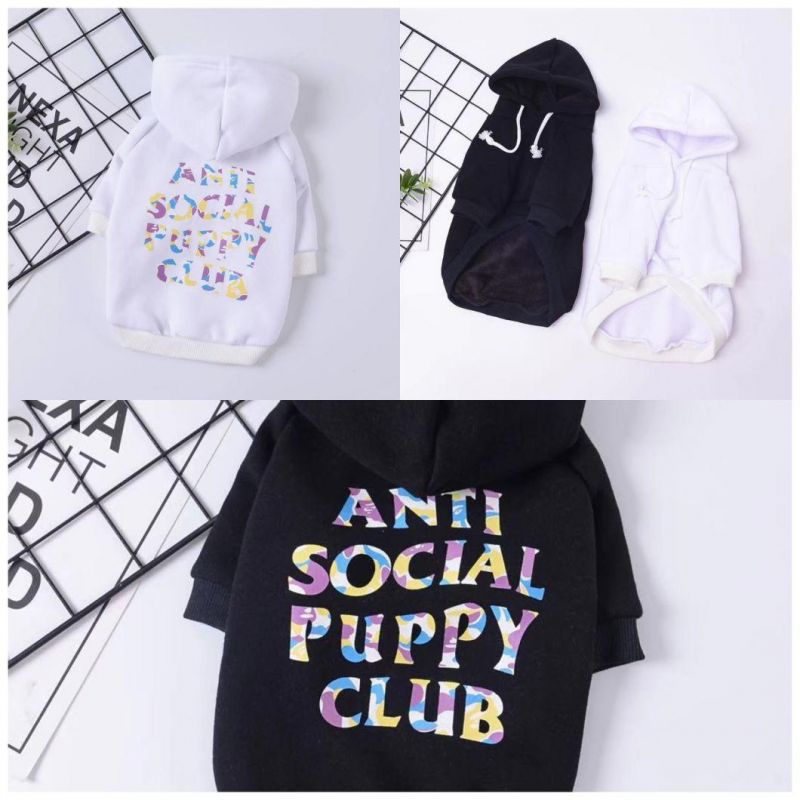 Customized Outdoor Printing Hoodie Coat Dog Accessories Apparel Pet Clothes