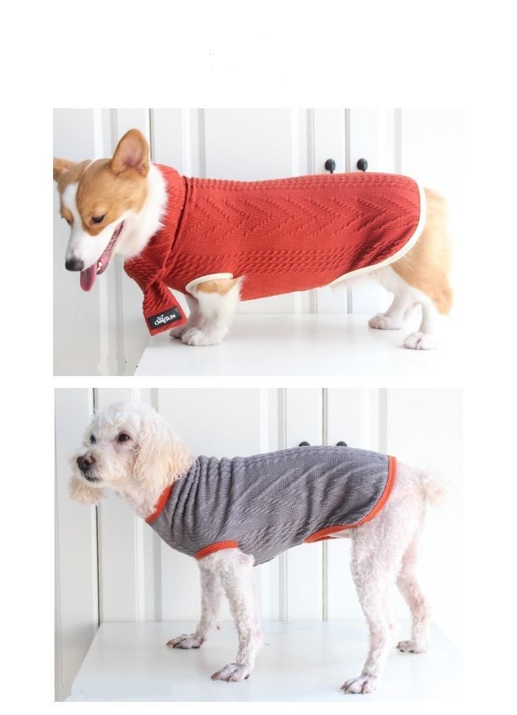 Dog Products, Dog Sweater Thermal Knitted Dog Sweaters Knitwear Clothes Winter Pet Coat Soft Puppy Sweaters for Fall Winter Puppy Outfits