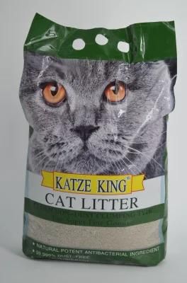 Katze King Brand with Bentonite Cat Litter with Strong Clumping and Odor Control