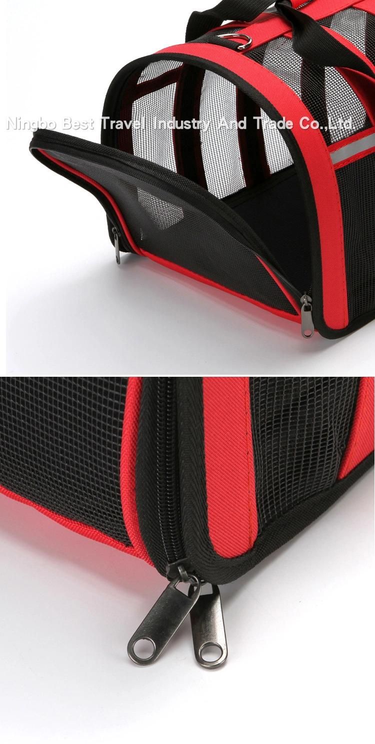 Popular Pet Products Supply Fashion Dog Carrier Cat Breathable Dog Backpack Foldable Pet Bag