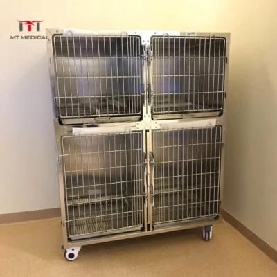 Mt Medical Stainless Steel Outdoor Large Dog Kennels Pet Cages Carriers