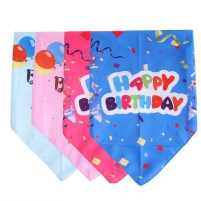 Pet Triangle Scarf Bandana Dog Party Saliva Towel