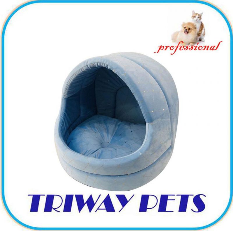 Quiet Time Hooded Cat Pet Bed