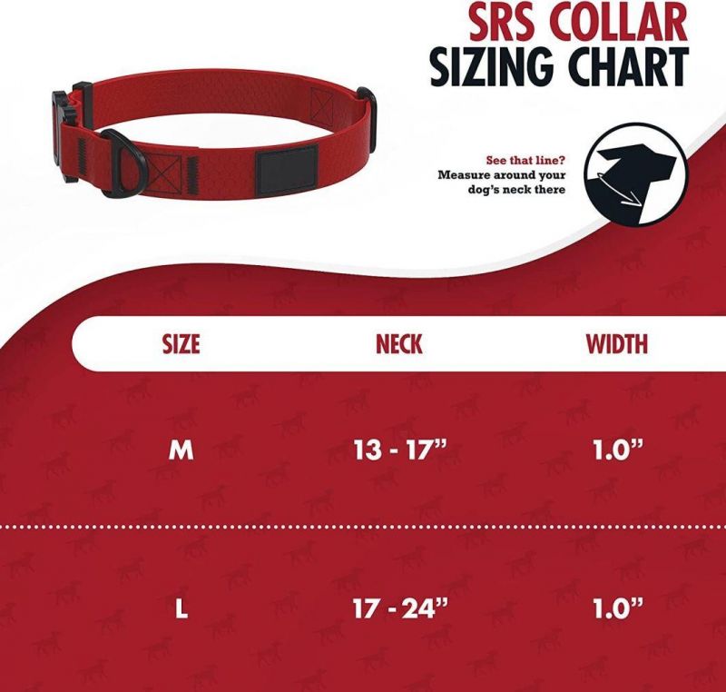 Tear Proof & Odor Free Rust-Proof Quick Release Buckle Dog Collar