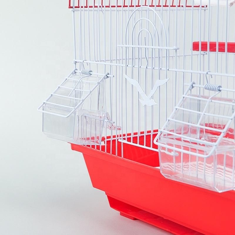 Metal Spray Paint Bird Cage with Wooden Stick