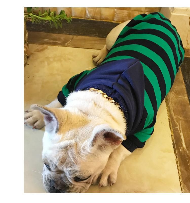 Wholesale Fashion Sprint Simply Warm Sleeveless Bulldog Cotton Dog Vest Hoodies