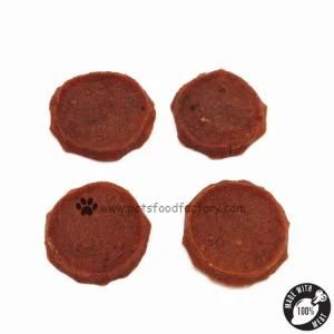 Factory Direct Dried Duck Breast Circular Chip Dog Treats Pet Food