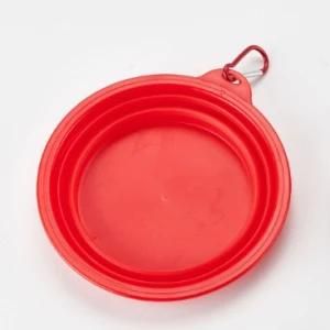 Colorful Eco-Friendly Collapsible Dogs Feeding Bowl Pets Food Cup