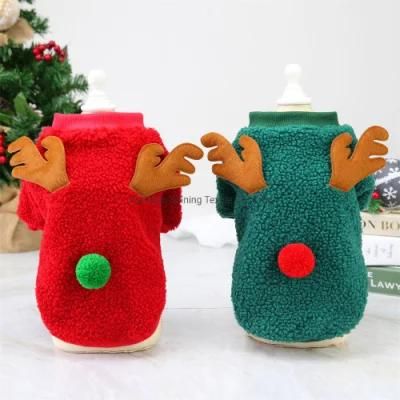 Wholesale Dog Clothes Pet Holiday Apparel Christmas Hoodie