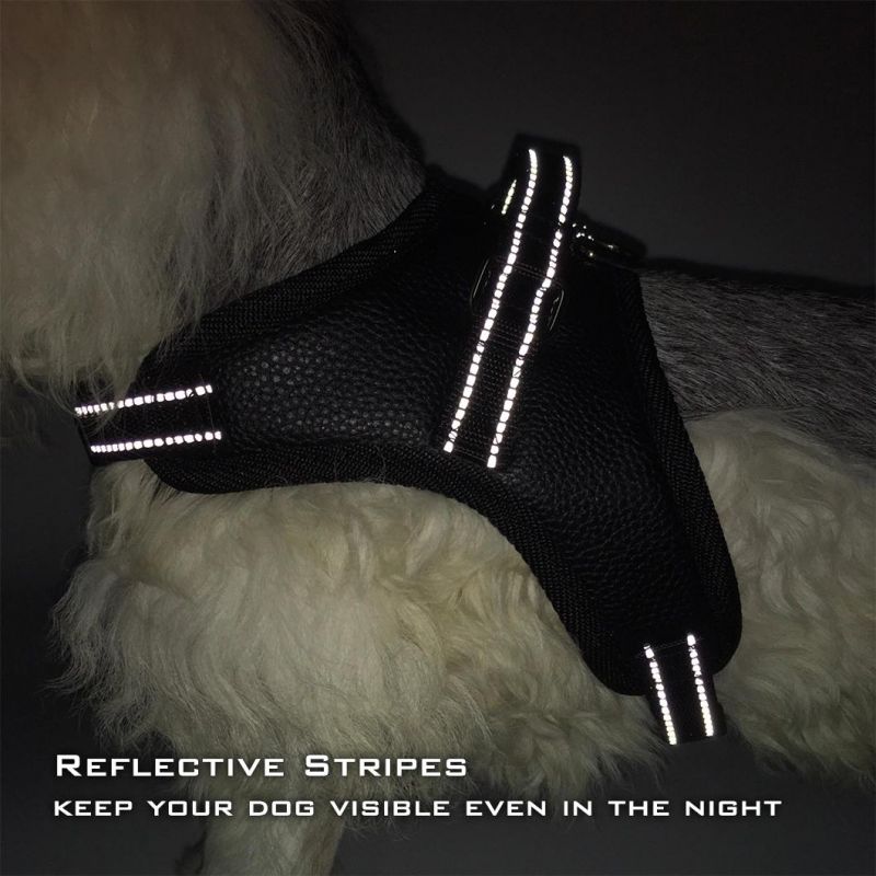Adjustable No Pull Soft Padded Reflective Portable Stocked Dog Harness Pet Products