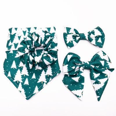 Wholesale Cotton Printed Dog Bandana Washable Triangle Bibs Bandana