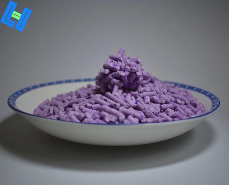 Tofu Cat Litter Added Lavender Scent with Water Absorption