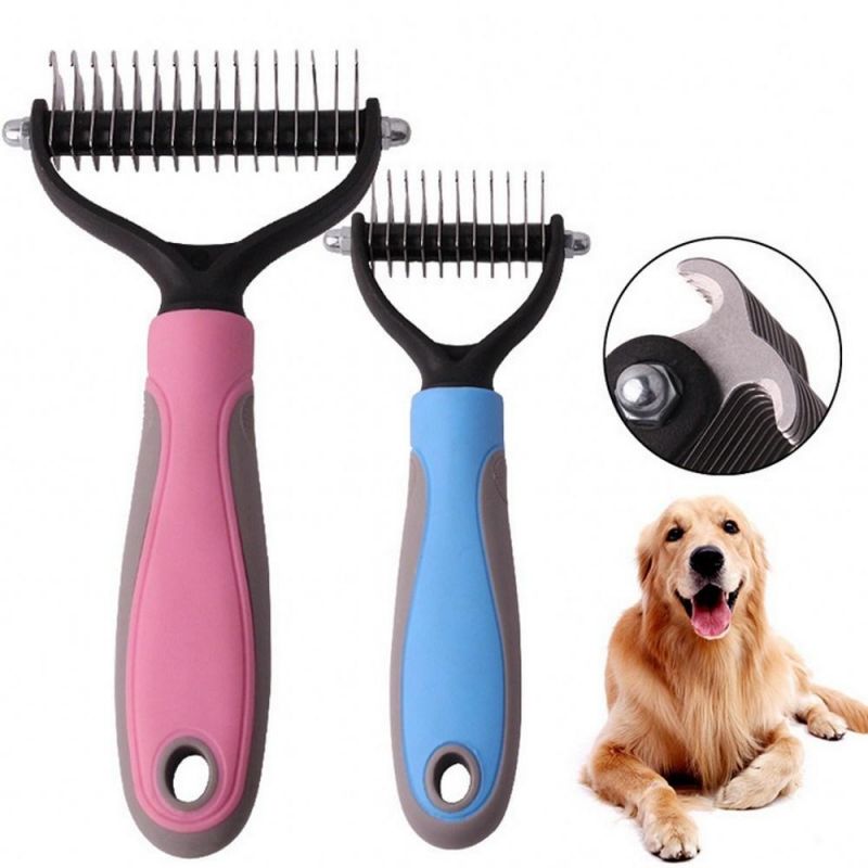 New Pet Hair Removal Comb Professional Large Dogs for Long Hair Pet Brush Grooming Tool