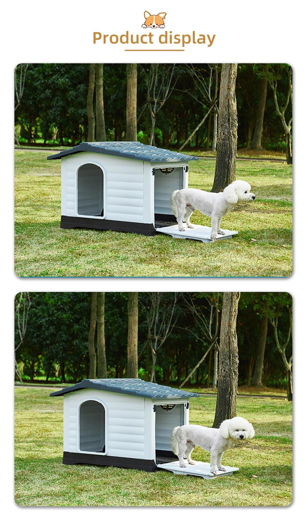 Plastic Dog Kennel with Divider Sheltie Dog Use