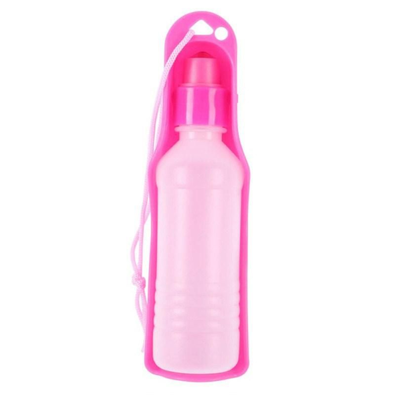 Plastic Portable Dog Water Bottle Pet Drinking Water Bottle Feeder