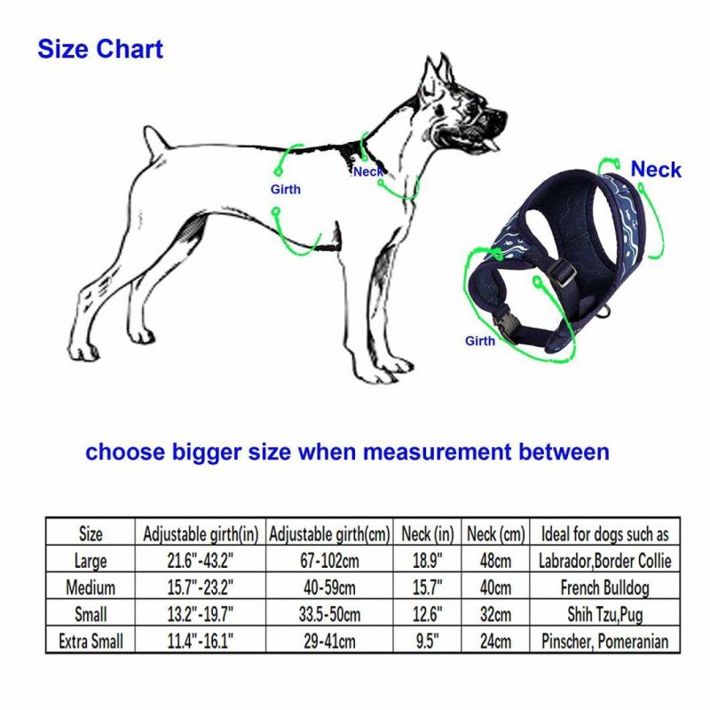 Dog & Cat Fit Easy Vest Harness No Choke Pull Step-in Breathable Soft Mesh Comfort Padding Puppy Training Halter
