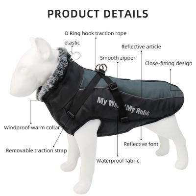 Dog Products, Dog Jackets Dog Clod Weather Coat Waterproof Windproof Warm Dog Vest Cold Weather Pet