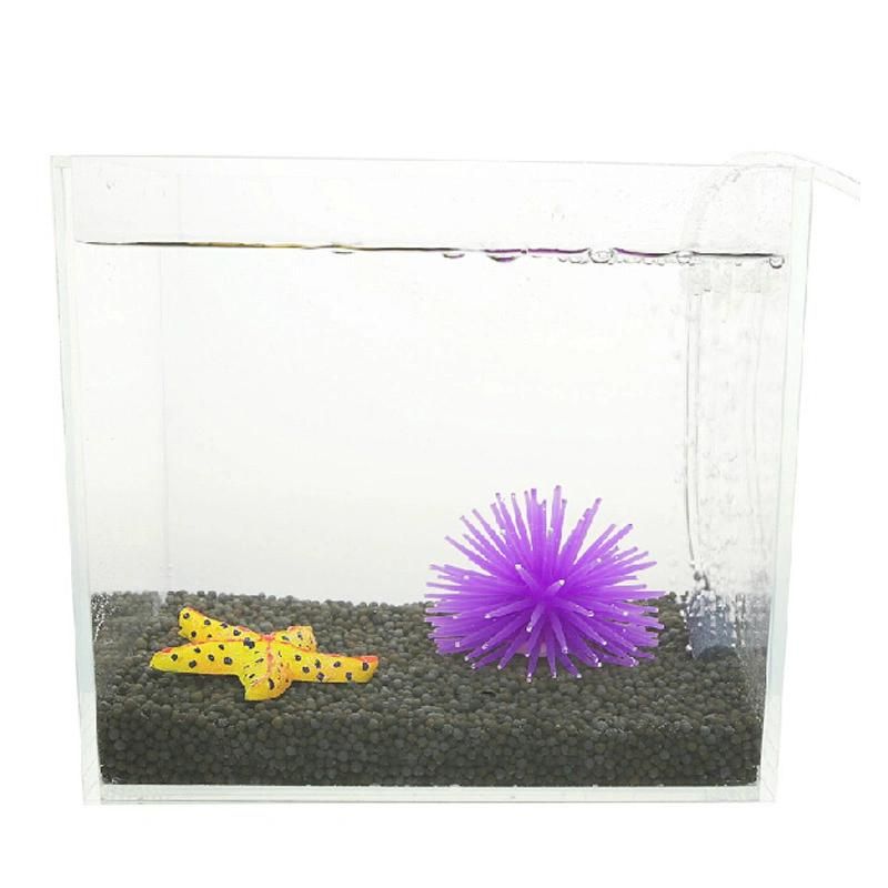 Artificial Coral Aquarium Decoration Silicone Sea Urchin with Sucker