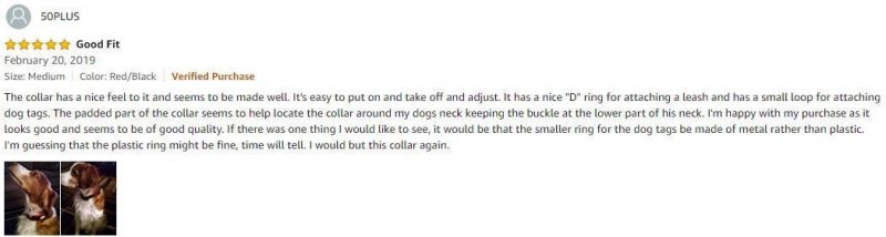 Reflective Weatherproof Pet Collars Neoprene Padded Dog Collars