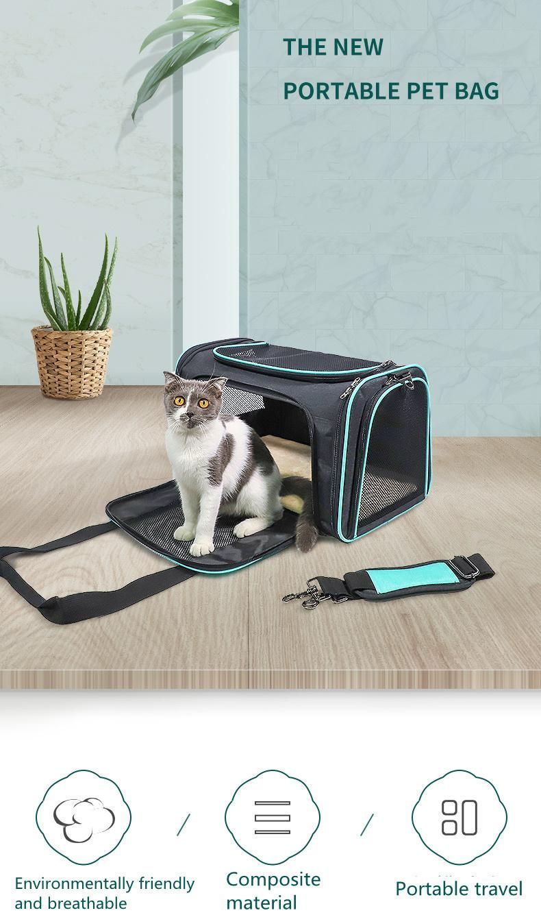 New Style Soft Sided Pet Carrier Cat Large Capacity Pet Carrier Travel Bag