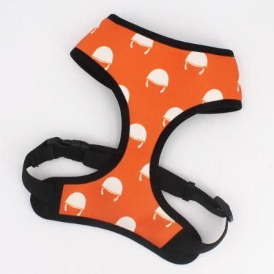 OEM Sublimation Duo Reversible Personal Logo Soft Neoprene Pet Dog Harness