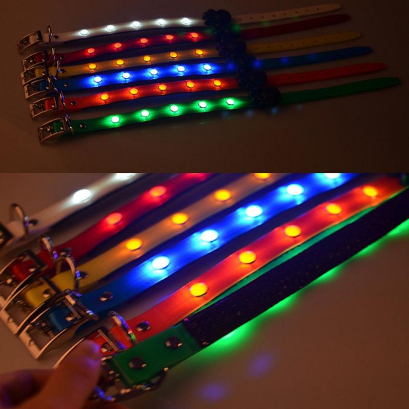 LED Light-up Jewel Pet Collar