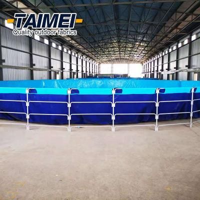 Anti-Leaking Durable PVC Tarpaulin Fish Pond Liner Plastic Fish Ponds Foldable Aquaculture Pond Tanks for Fish