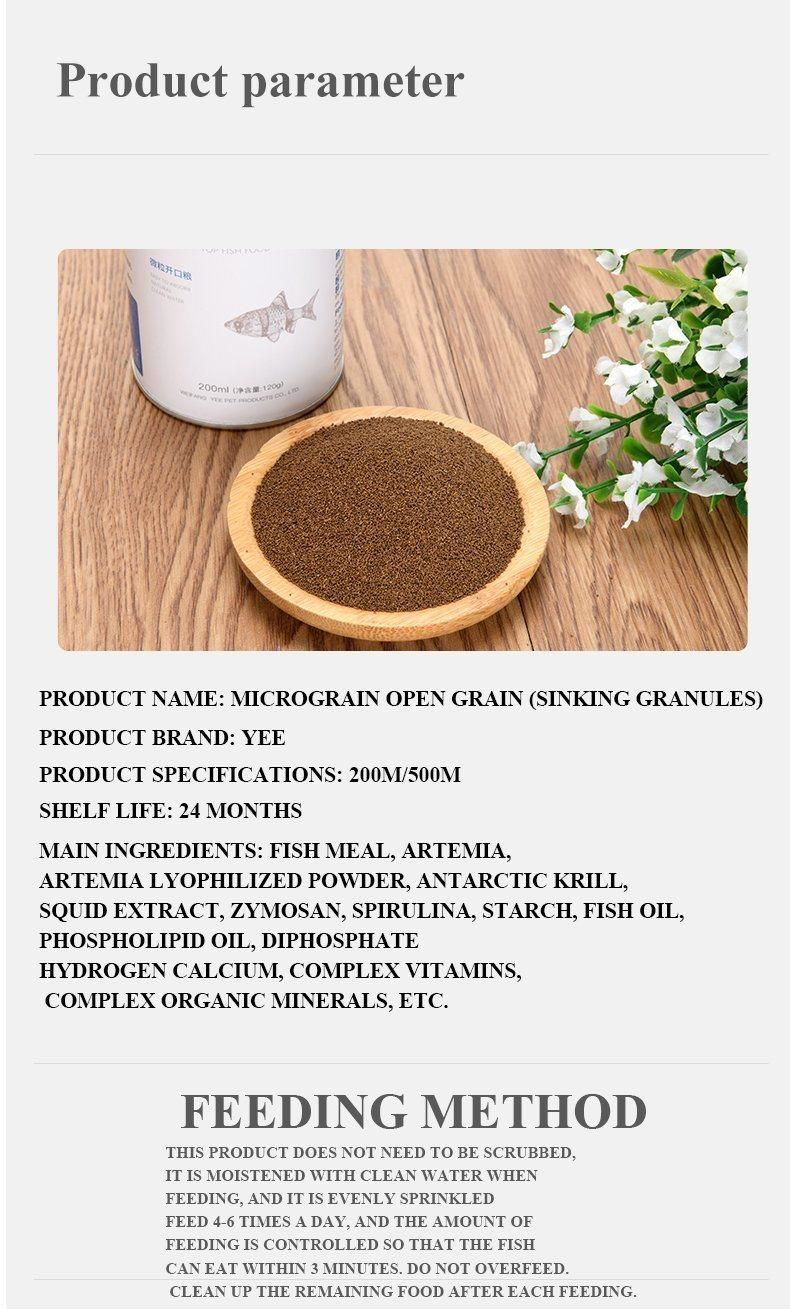 Yee Delicious Fish Food Nutritional Balance Food Brine Shrimp Eggs