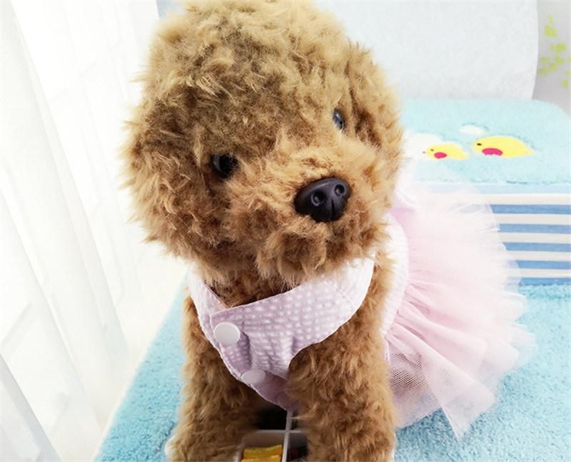 Bow Wedding Dress for Pet Clothes with Small Dogs Pet Clothing for Skirt Puppy Sweety Princess