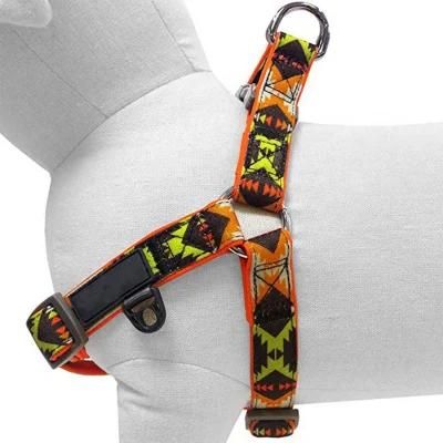 Unique Vintage Tribal Pattern Neoprene Dog Harness/Pet Leash/Dog Leash