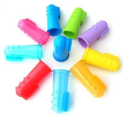 2021 Hot Selling Pet Products of Super Soft Silicone Pet Dog Cat Finger Toothbrush Pet Toothbrush