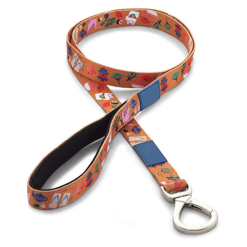 Factory Wholesale Custom Logo & Patten Quality Cheap Dog Products No Pull Polyester Pet Dog Leashes