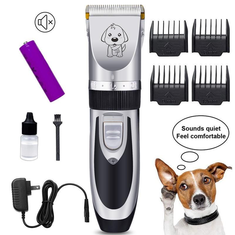 Dog Hair Clippers Rechargeable Pet Shaver Set Dog Hair Trimmer