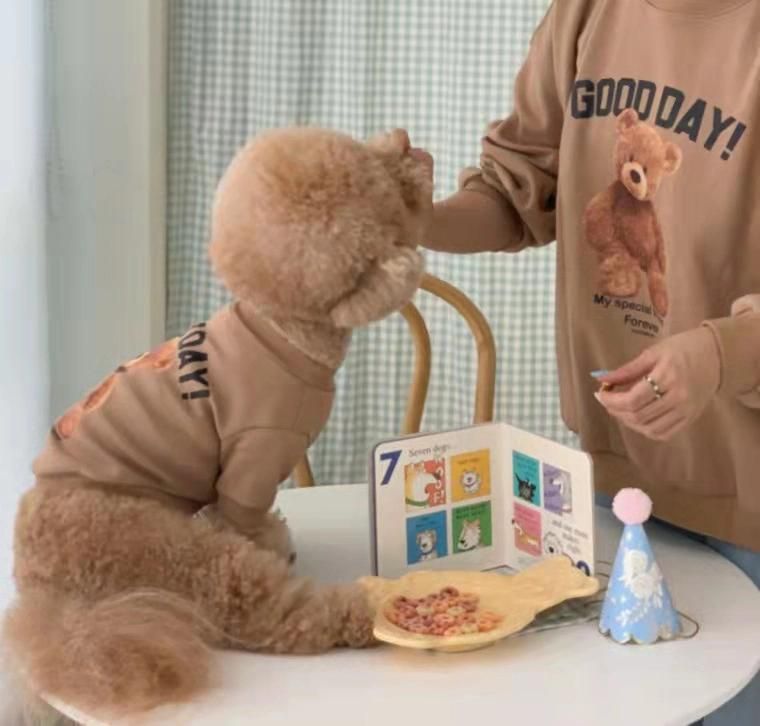 Instagram Hot Selling Matching Dog Mama and Papa Human Parents Pet Clothes for Big Puppy Dogs