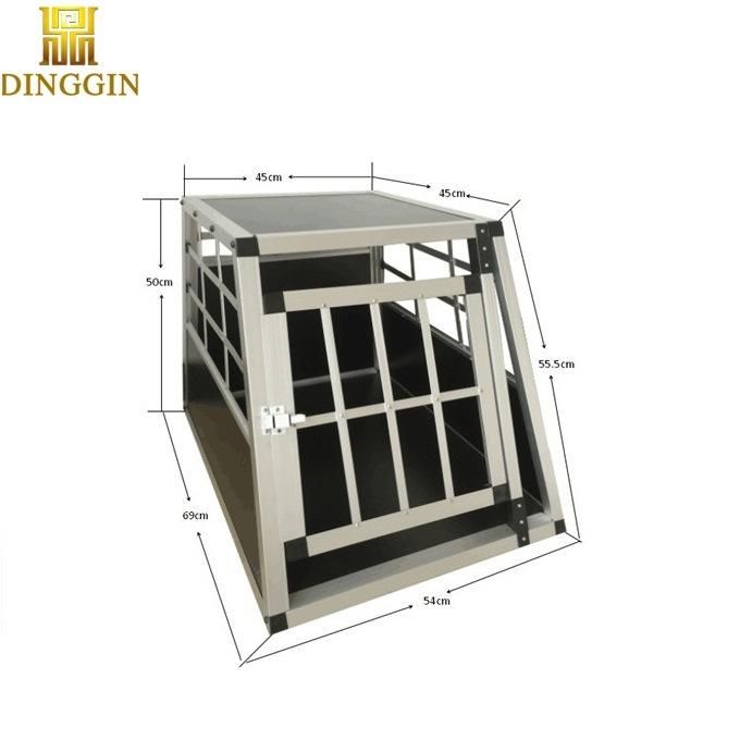 Safety Folding Big Aluminum Dog Crate