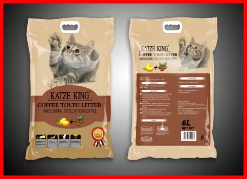 Katze King Tofu Coffee Cat Litter