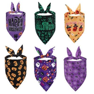 Manufacturer Wholesale Design Pattern Printed Cotton Pet Accessories Dog Bandanas