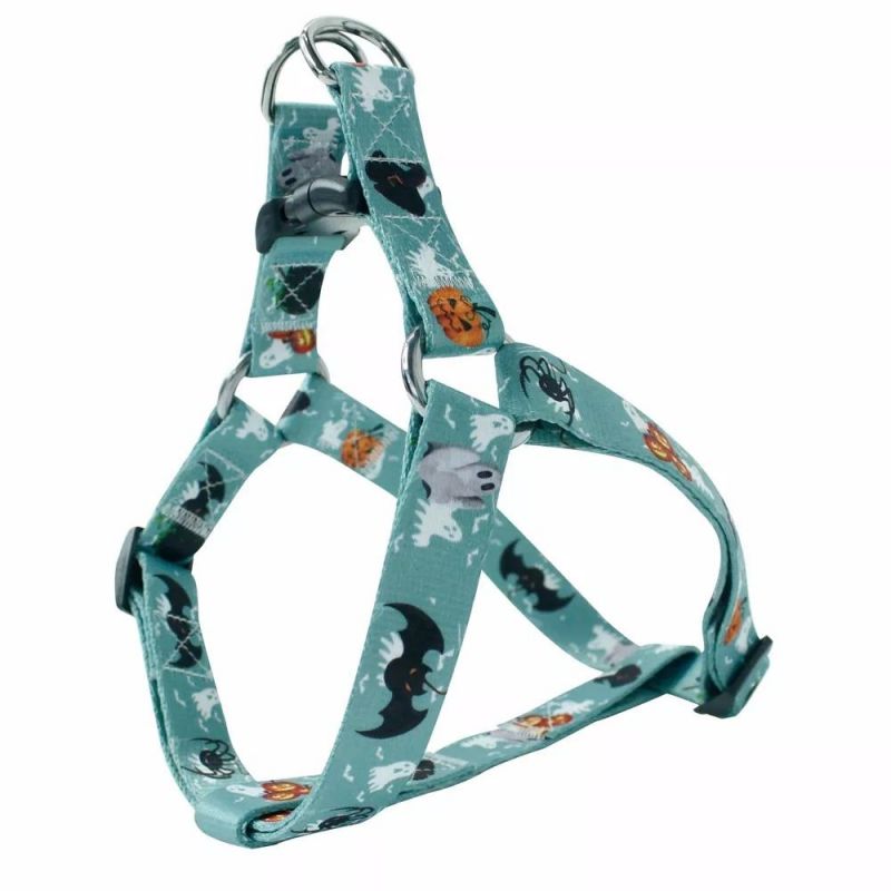 Full Body H Dog Harness Set with Customized Pattern Soft Neoprene Pet Harness Dog Accessories