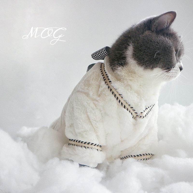 Luxury New Arrival Pet Clothing Fur Design Fashion Luxury Pet Warm Clothes Winter Dog Coat