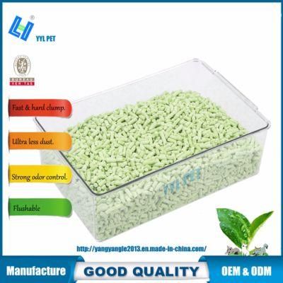 Green Tea Fragrance Tofu Cat Litter with Clump