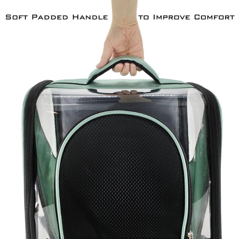 Portable Backpack Bag Transparent Waterproof Carrier Pet Dog Product Big Siz Pet Cat Backpack